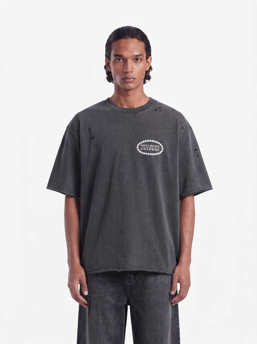 Don't waste culture T-Shirt Alune Zwart 1