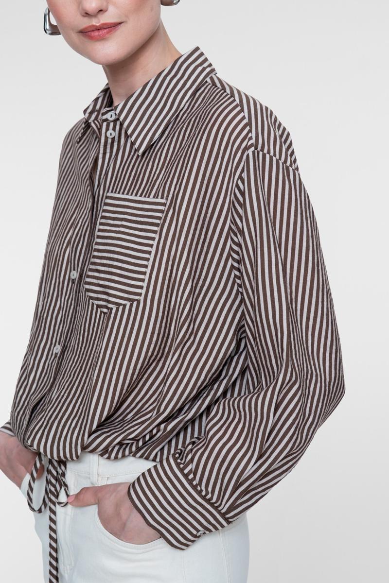 Geisha Blouse 63711-20 Bruin 2