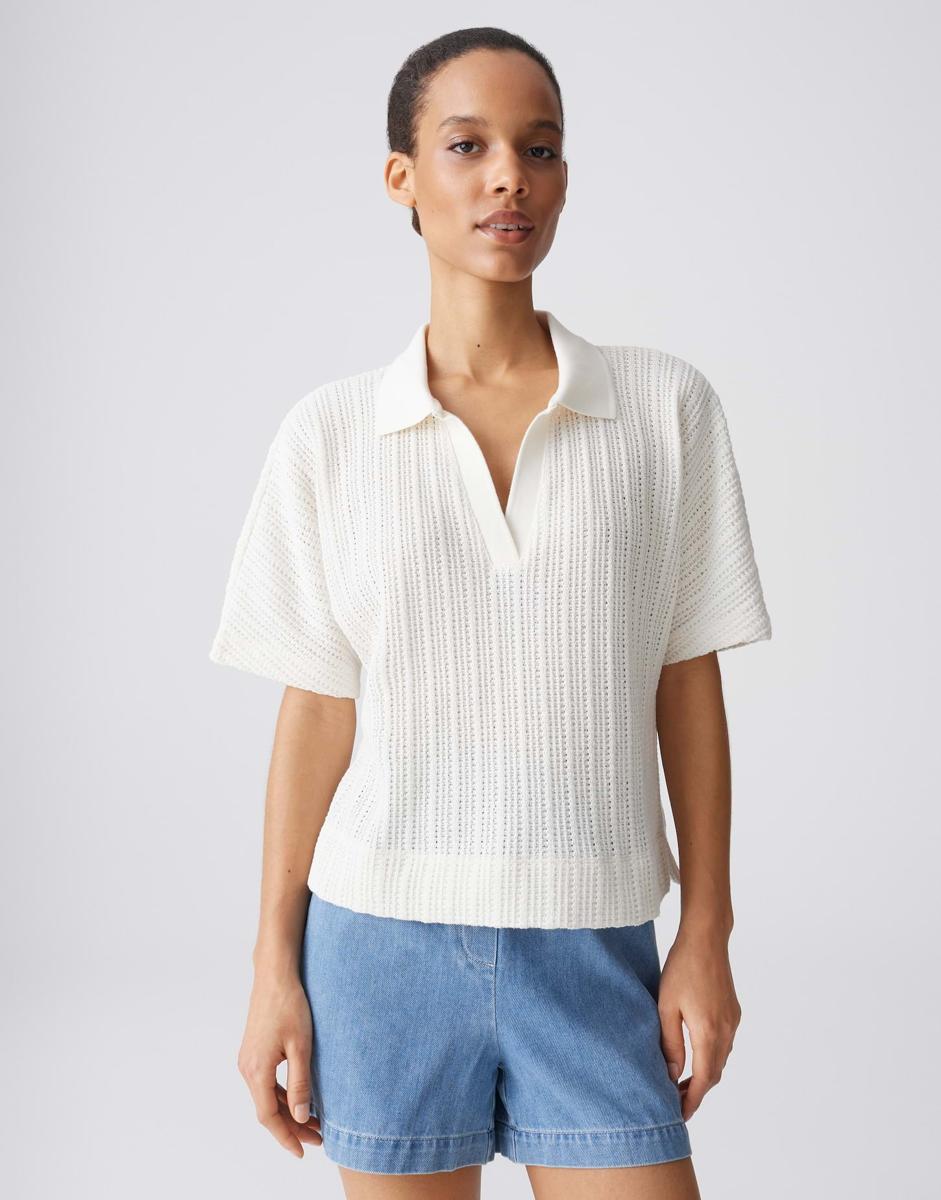 OPUS T-Shirt Sepoko Off-White 1
