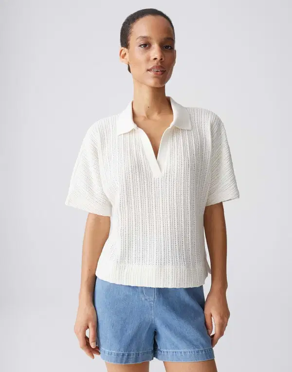 OPUS T-Shirt Sepoko Off-White 1