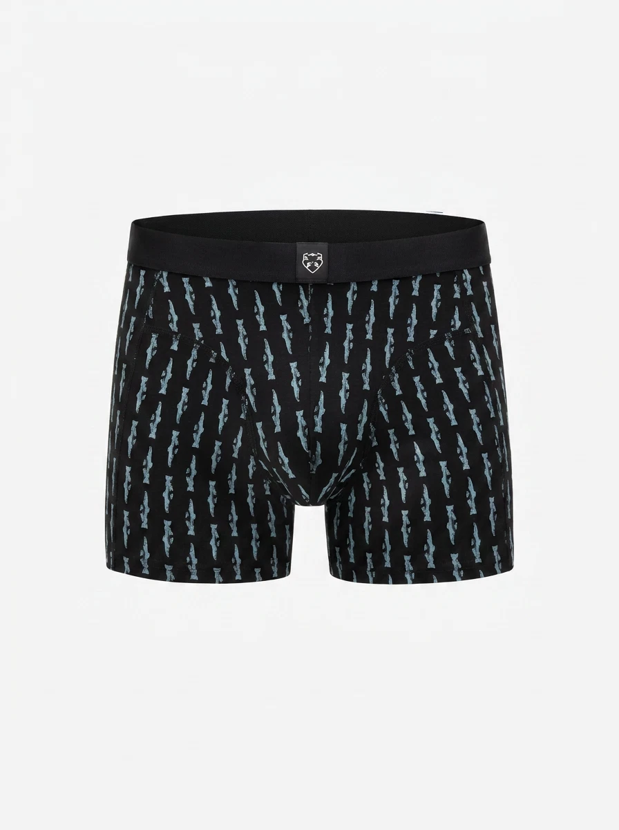 A-dam Boxershort Black Trouts Zwart 1