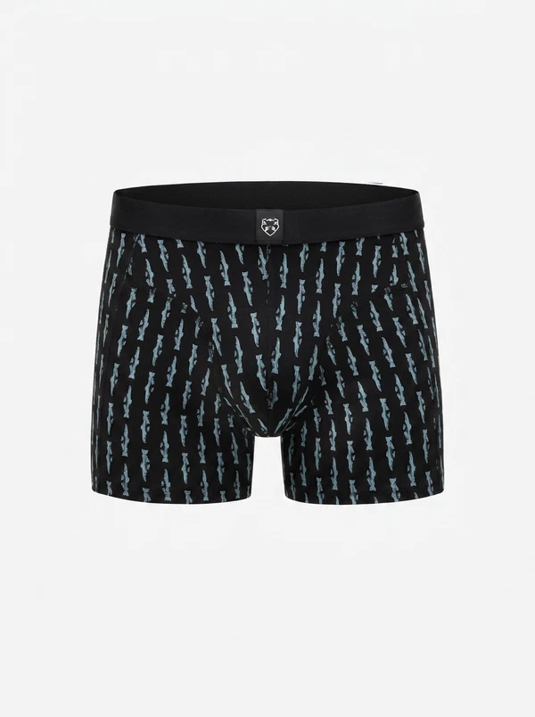 A-dam Boxershort Black Trouts Zwart 1