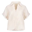 NUKUS Blouse Daniel Beige 2