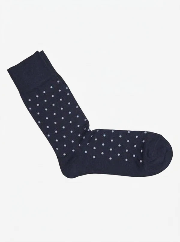 Carlo Lanza Sokken 104 Intrecci Blauw 1