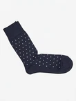 Carlo Lanza Sokken 104 Intrecci Blauw 1
