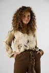 Label DOT Blouse 2621043 Beige 1
