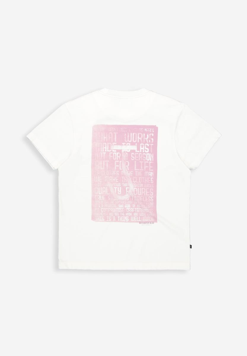 Butcher of Blue T-Shirt M2614037 Wit 2
