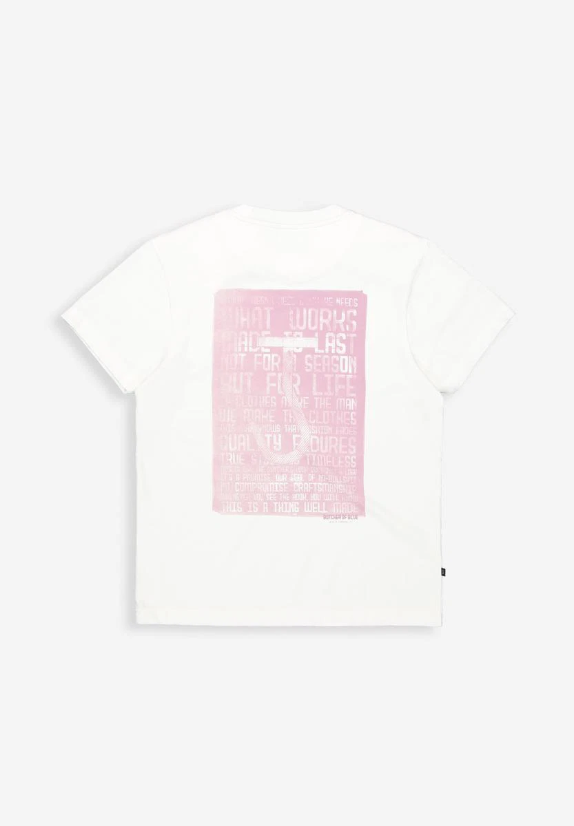 Butcher of Blue T-Shirt M2614037 Wit 2