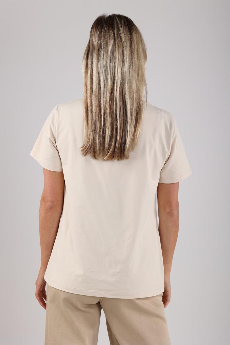 NUKUS T-Shirt Tirza Beige 3