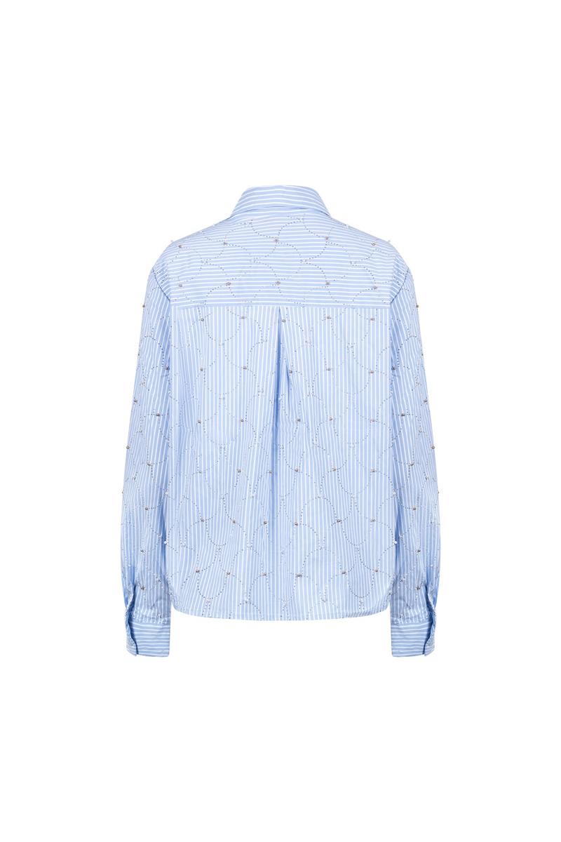 NUKUS Blouse NKF02144 Blauw 6