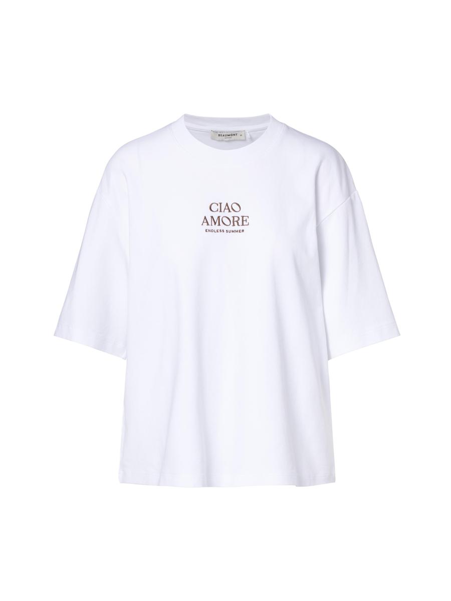 Beaumont Collectie T-Shirt Rowy Wit 2