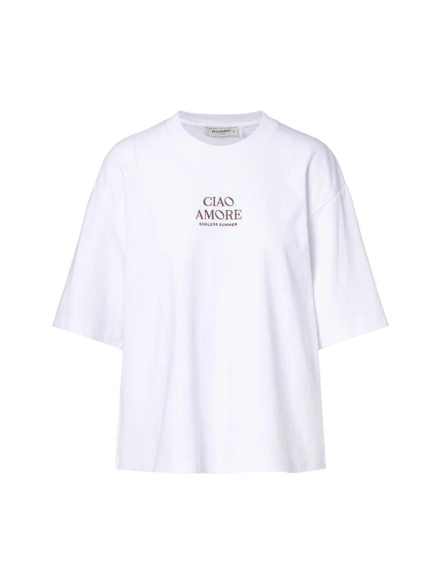 Beaumont Collectie T-Shirt Rowy Wit 2