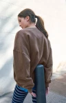 American Vintage Sweater Plizzy Bruin 3