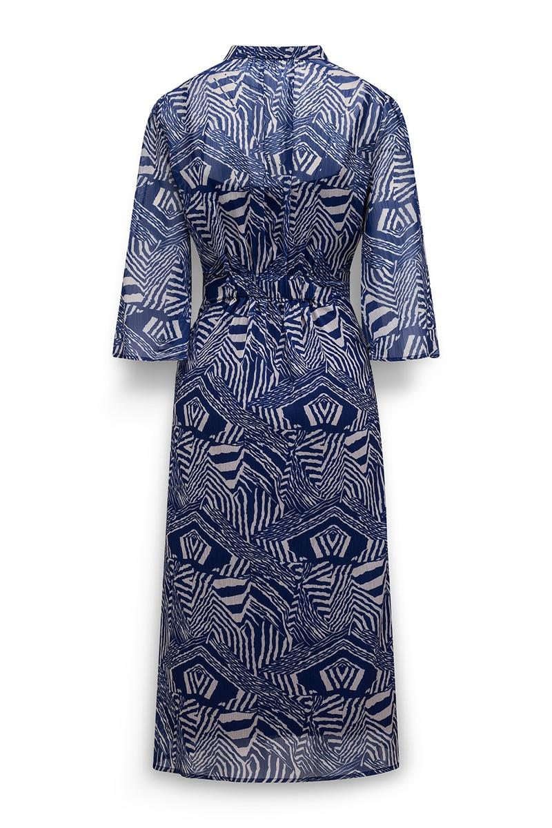 Label DOT Jurk Safye Blauw 3