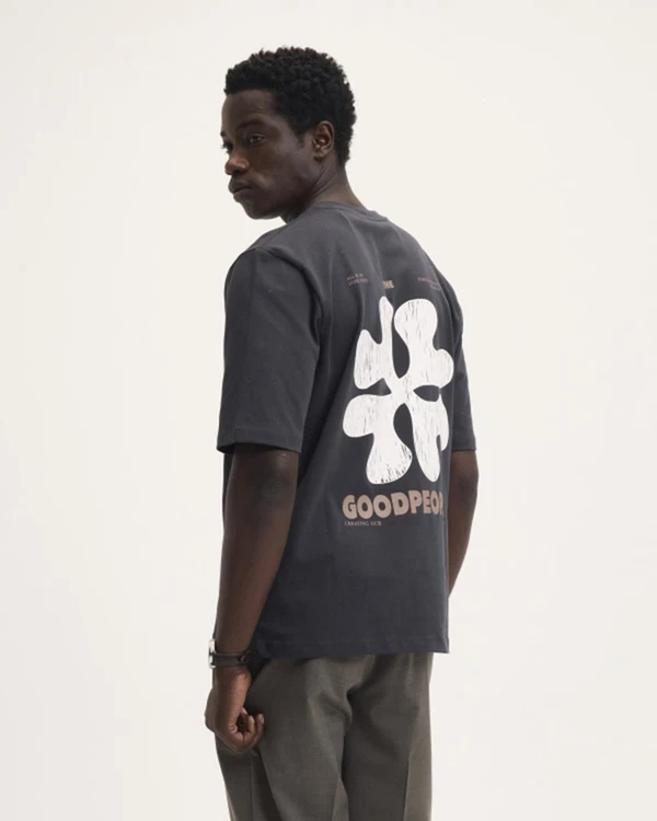 The GoodPeople T-Shirt Tex Grijs 1
