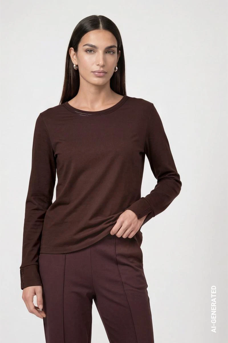 Monari Longsleeve 810053 Bruin 1