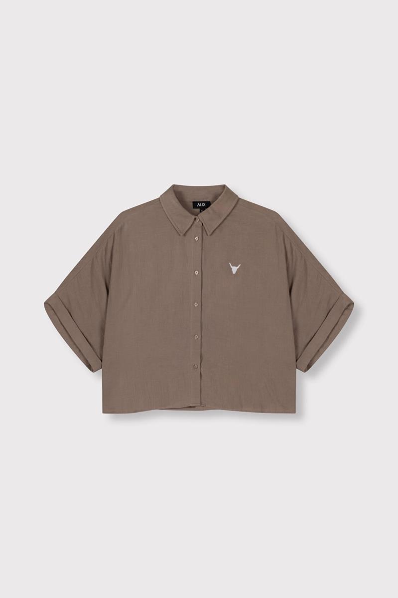 Alix The Label Blouse 2604943698 Taupe 4