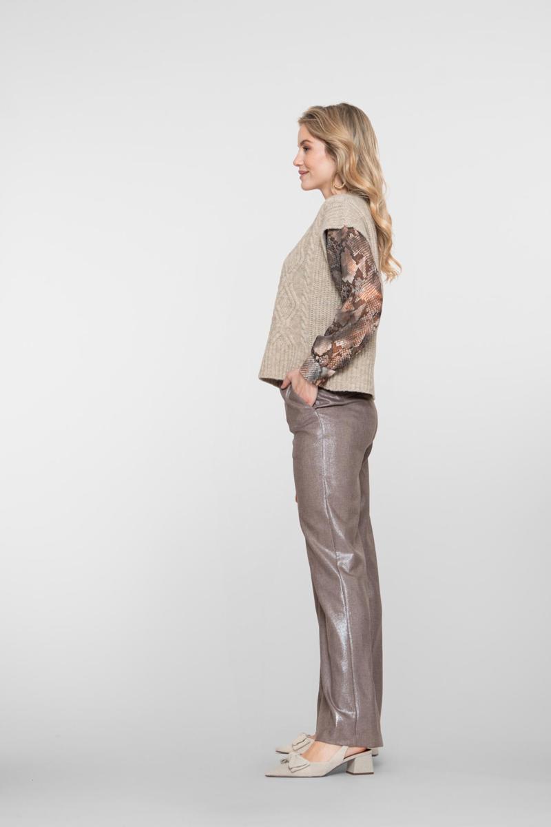 Geisha Pantalon 51580-32 Taupe 5