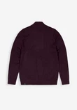 Butcher of Blue Trui Clifden Halfzip Paars 4