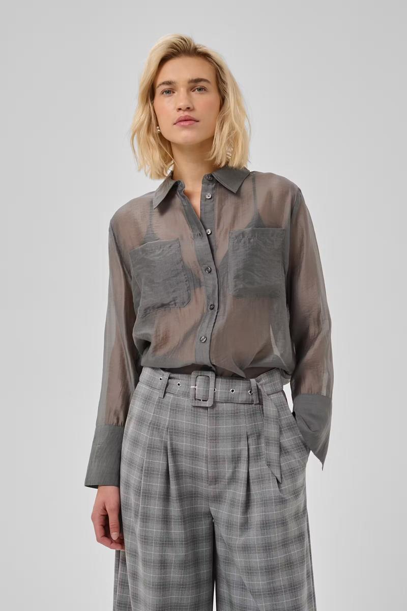 My Essential Wardrobe Blouse Smilla Grijs 1