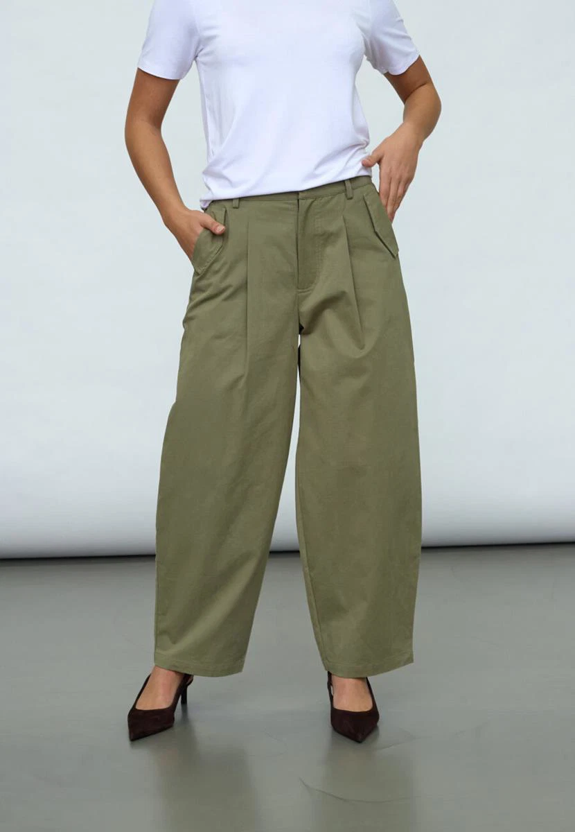 Sisters Point Pantalon Edith-Pa Groen 1
