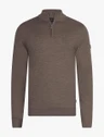 Cavallaro Trui Merino Half Zip Taupe 2