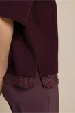 Studio Anneloes T-Shirt Fiore lace tee Paars 5
