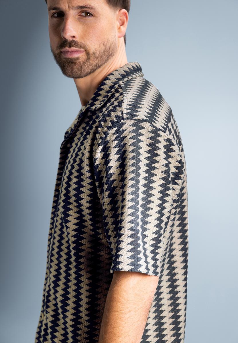 BlueFields Overhemd 26236043 Blauw 5