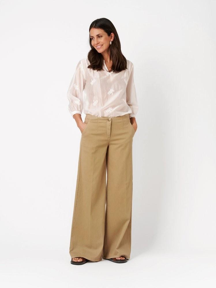 TONI Pantalon Jenny Palazzo 11-39/1213-72 Beige 1