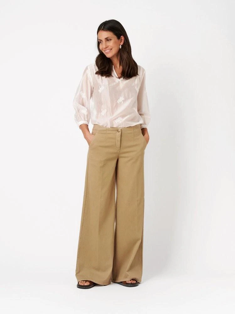 TONI Pantalon Jenny Palazzo 11-39/1213-72 Beige 1