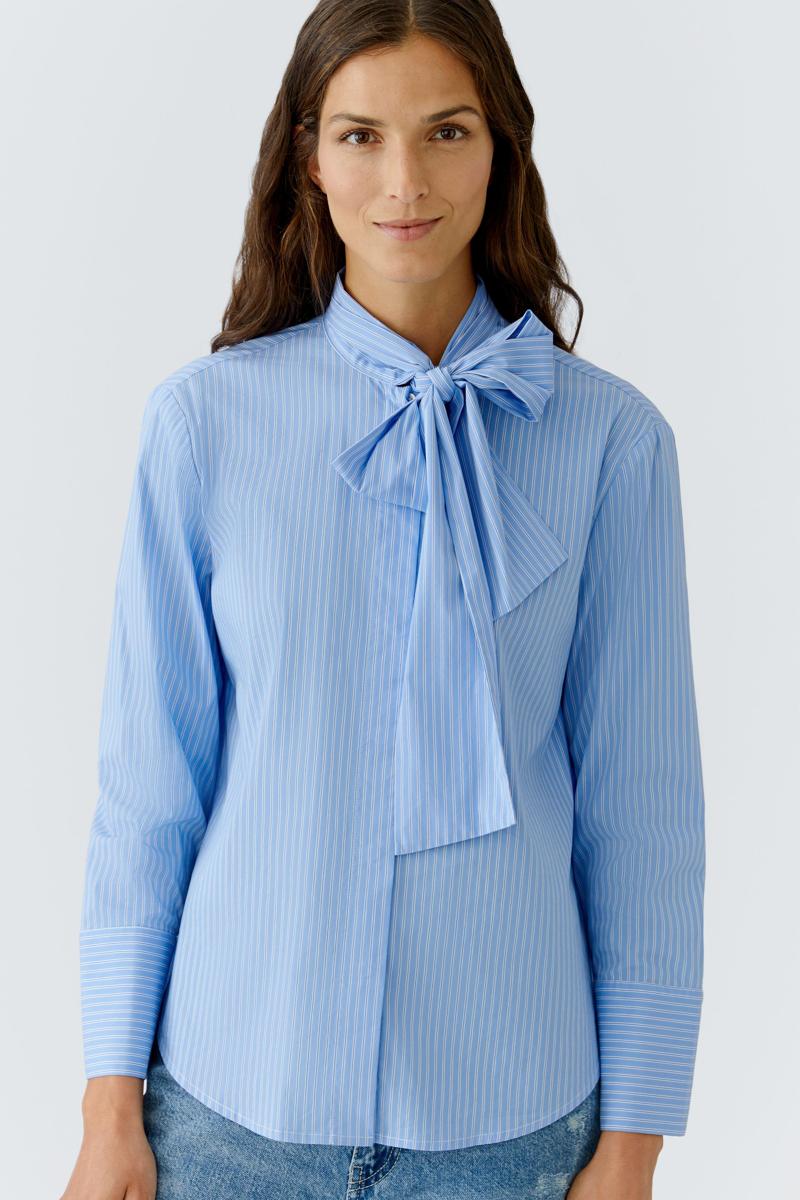 Oui Blouse 0087627 Blauw 5