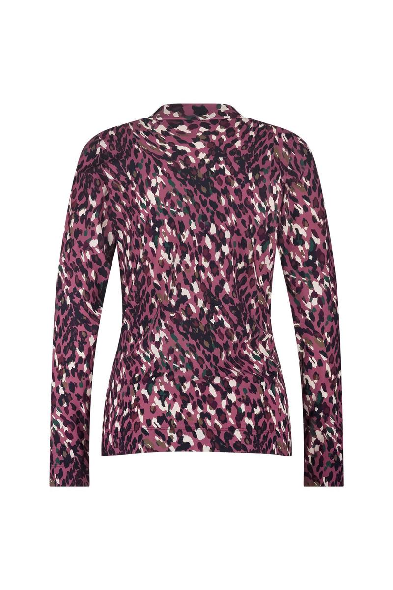 Studio Anneloes T-Shirt Faith leopard top Paars 2