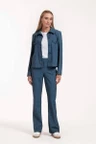 Studio Anneloes Blazer Claire Denim Blauw 4