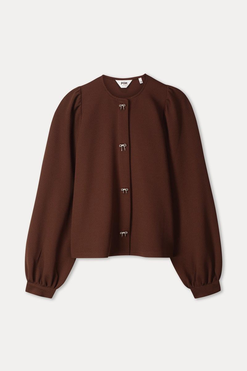 POM Amsterdam Blouse SP9777 Bruin 1
