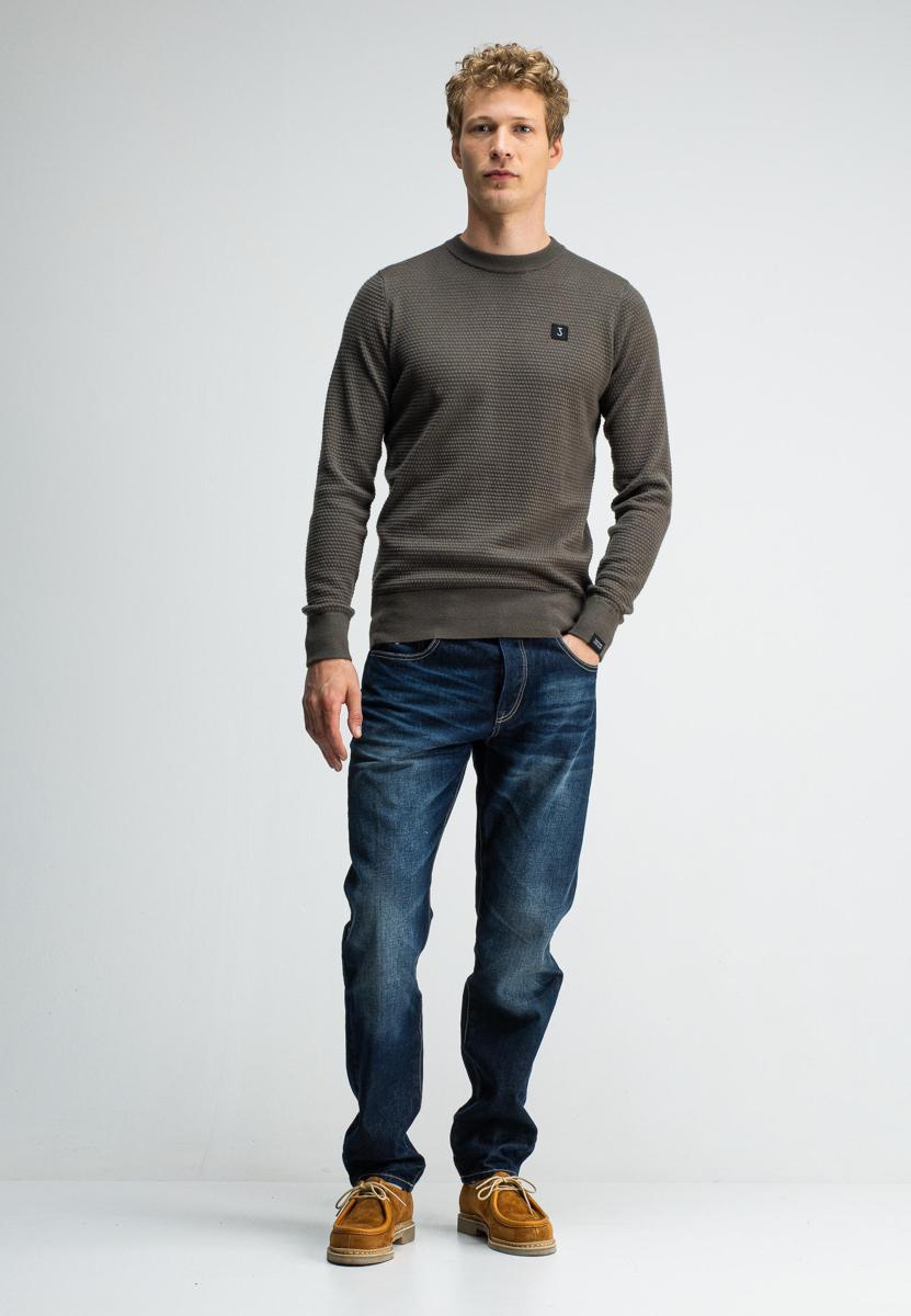 Butcher of Blue Trui M2526002 Bruin 5