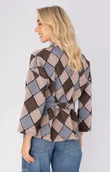 Anna Blouse 31a01-02820A Bruin 3