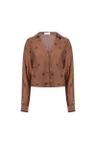 NUKUS Blouse NKF02160 Bruin 1