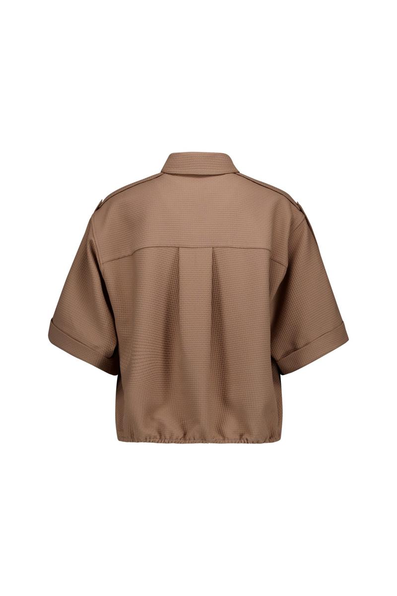Studio Anneloes Blouse Nellie Waffle Bruin 3