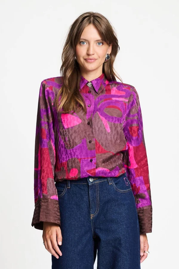 POM Amsterdam Blouse SP9729 Roze 1