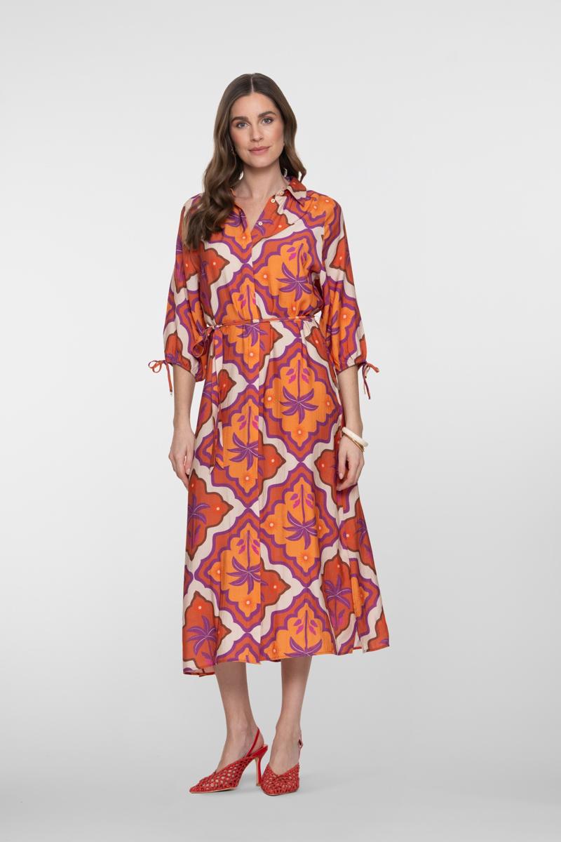 Geisha Jurk 67104-20 Oranje 5