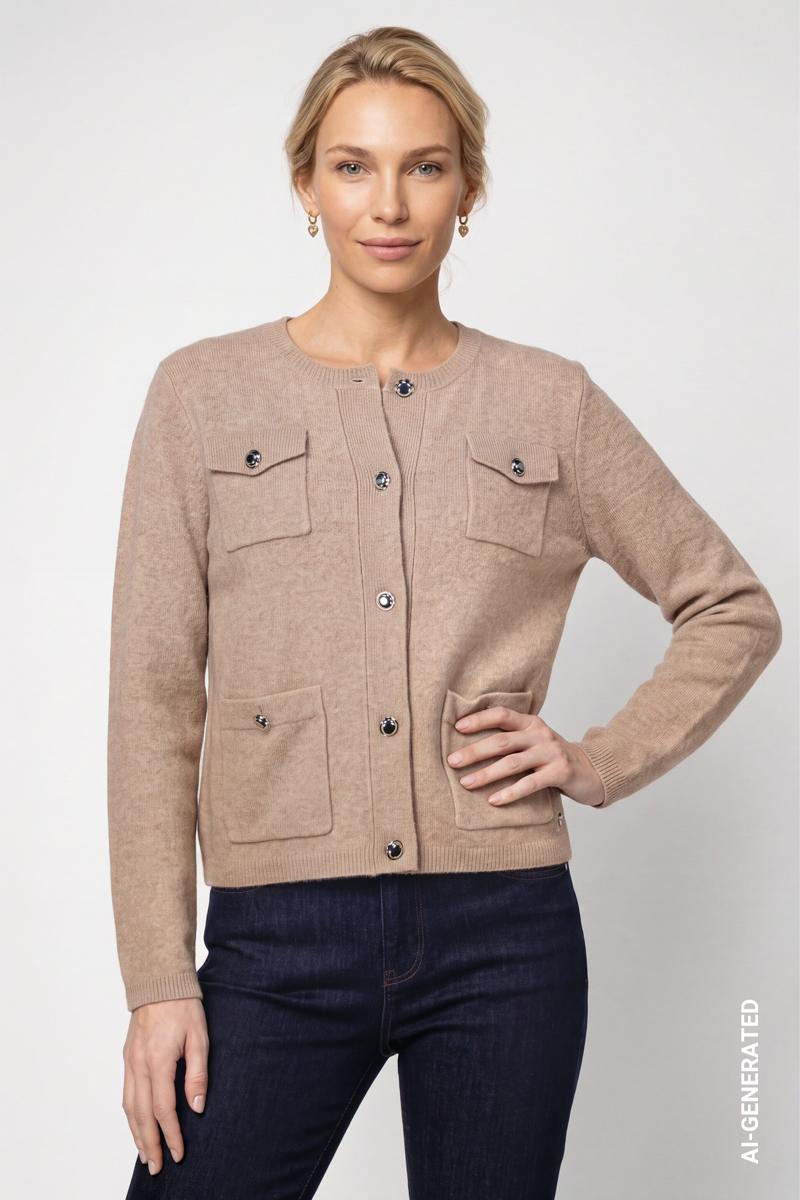 Monari Vest 810370 Beige 1