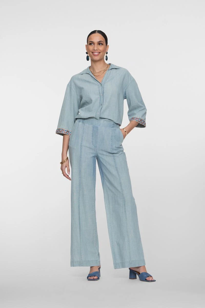 Geisha Pantalon 61184-70 Blauw 1