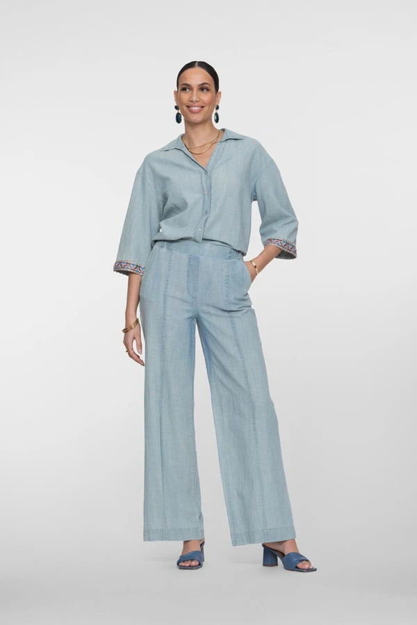 Geisha Pantalon 61184-70 Blauw 1