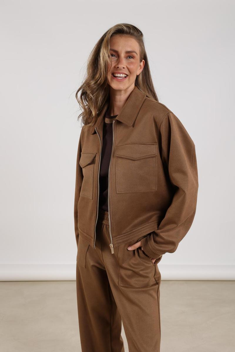 NUKUS Blazer Wietse Bruin 1