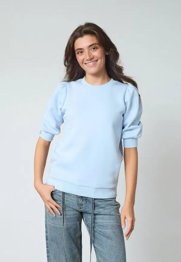 Sisters Point Sweater PevaPuff  Blauw 1