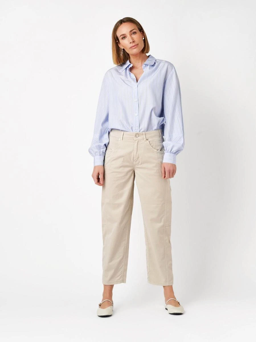 TONI Pantalon Liv Barrel 7/8 21-03/1125-38 Off-White 1
