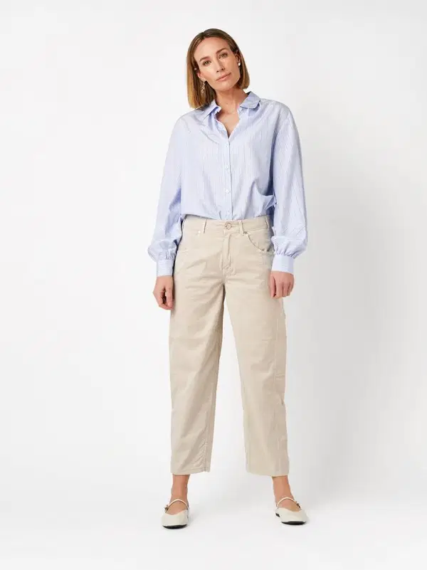 TONI Pantalon Liv Barrel 7/8 21-03/1125-38 Off-White 1