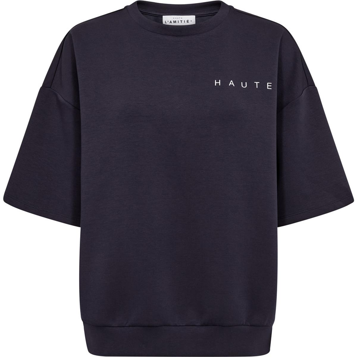 Haute L'Amitié Sweater Maxi Split Blauw 1