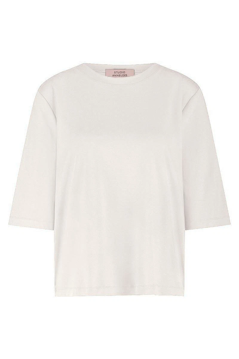 Studio Anneloes T-Shirt Fiore round neck Wit 1
