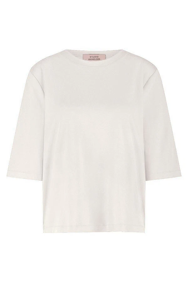 Studio Anneloes T-Shirt Fiore round neck Wit 1